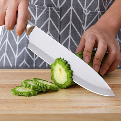 Couteau de Chef - tout acier inoxydable™ - cuisinertelunchef