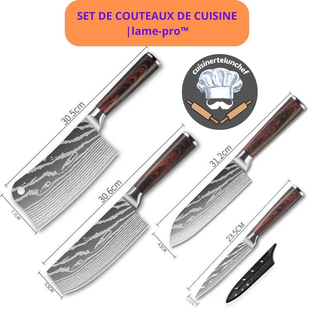 Couteau japonais polyvalent, idéal pour émincer, trancher et ciseler au quotidien