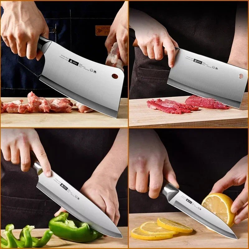 Set complet couteaux japonais professionnels, la panoplie du chef pour cuisine quotidienne