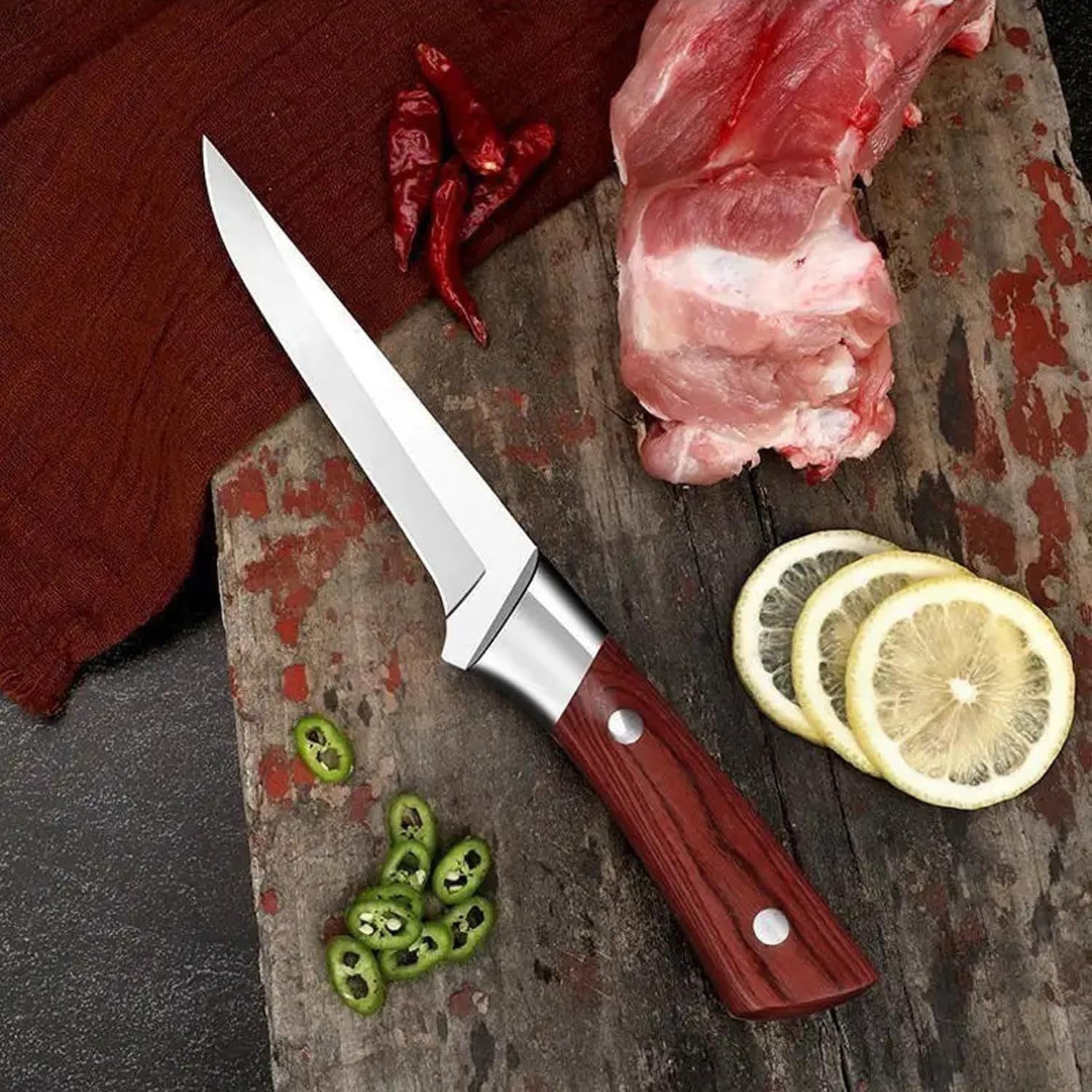 couteau en cuisine - désosseur avec gaine de protection™ - cuisinertelunchef