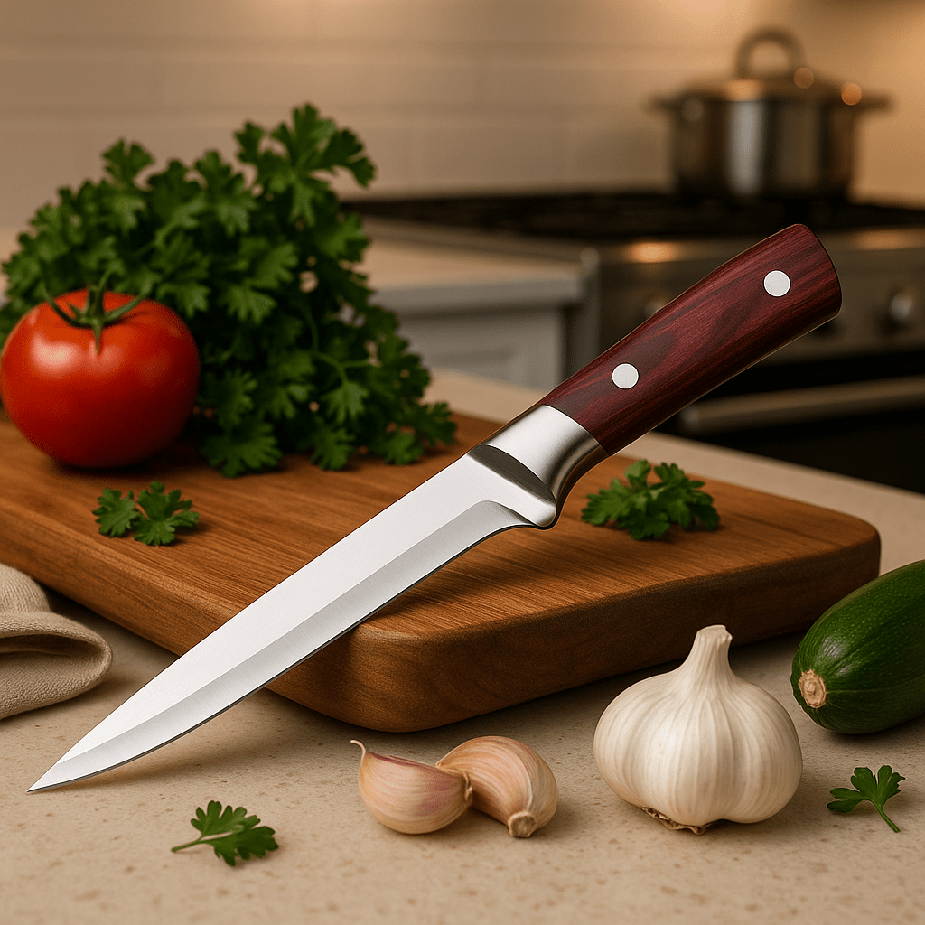 couteau en cuisine - désosseur avec gaine de protection™ - cuisinertelunchef