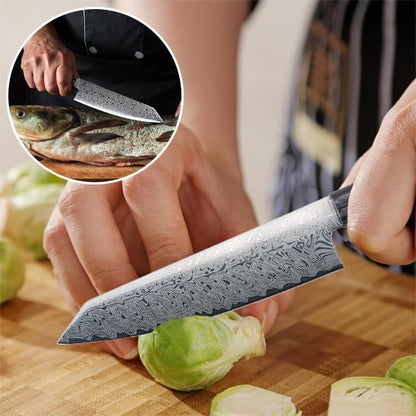 Couteau Damas forgé premium, idéal pour chef amateur et cuisinier professionnel