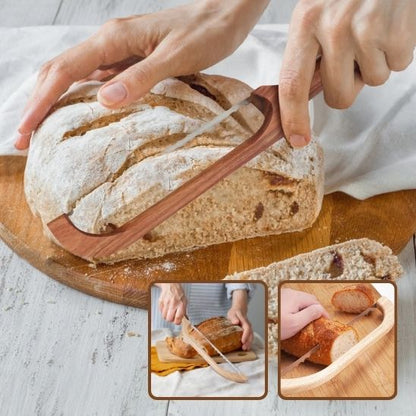 Couteau à pain lame dentelée manche bois, le couteau indispensable pour chaque table du petit-déjeuner