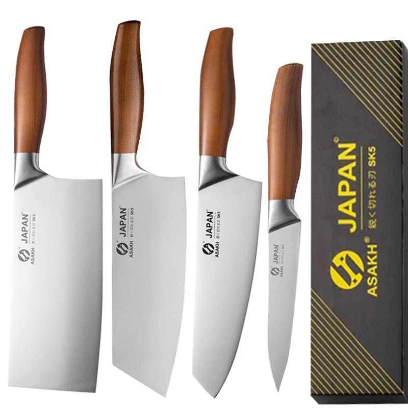 Couteau santoku professionnel, tranchant japonais pour cuisine gastronomique