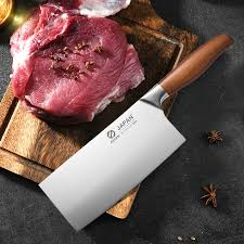 Couteau de cuisine facile à affûter, tranchant longue durée pour usage intensif