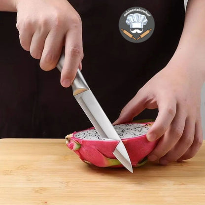 Couteau office manche inox polyvalent, le couteau de précision indispensable de chaque cuisine