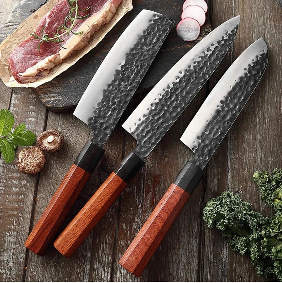 Couteau Santoku - Acier Gainé Couteau de Chef™ - cuisinertelunchef