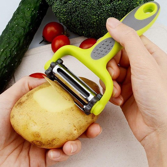 Économe Ergonomique | Prise en Main Confortable et Lame Tranchante - Économe & Éplucheur - cuisinertelunchef
