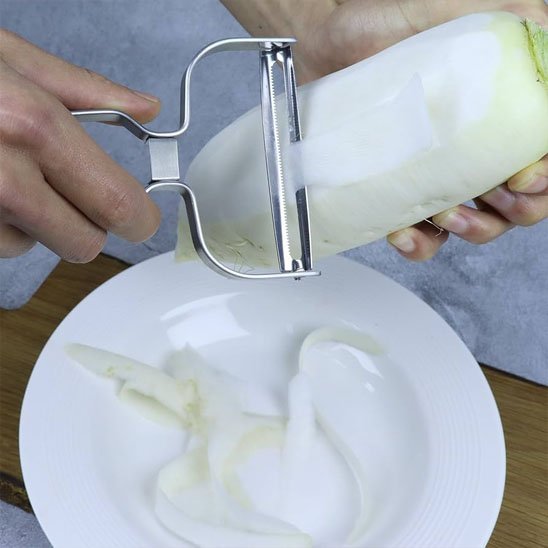 Économe Professionnel | Lame Inox Ultra-Précise - Économe & Éplucheur - cuisinertelunchef