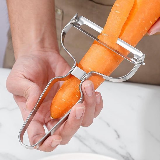Économe Professionnel | Lame Inox Ultra-Précise - Économe & Éplucheur - cuisinertelunchef