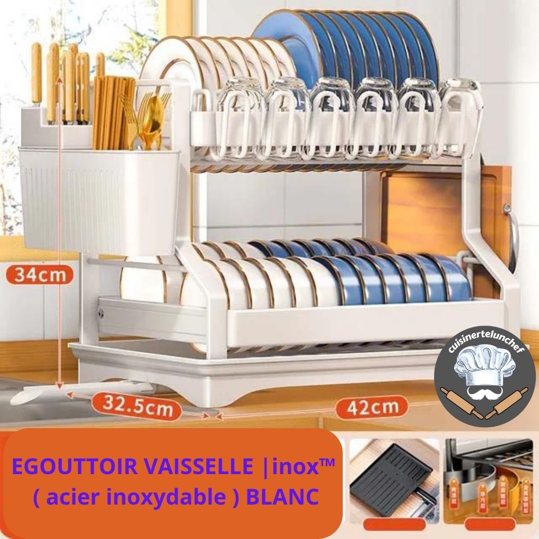 EGOUTTOIR VAISSELLE - solution™ - cuisinertelunchef