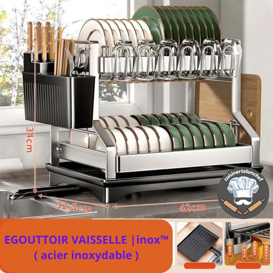 EGOUTTOIR VAISSELLE - solution™ - cuisinertelunchef