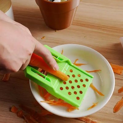 "Lame inox tranchante éplucheur légumes professionnel"