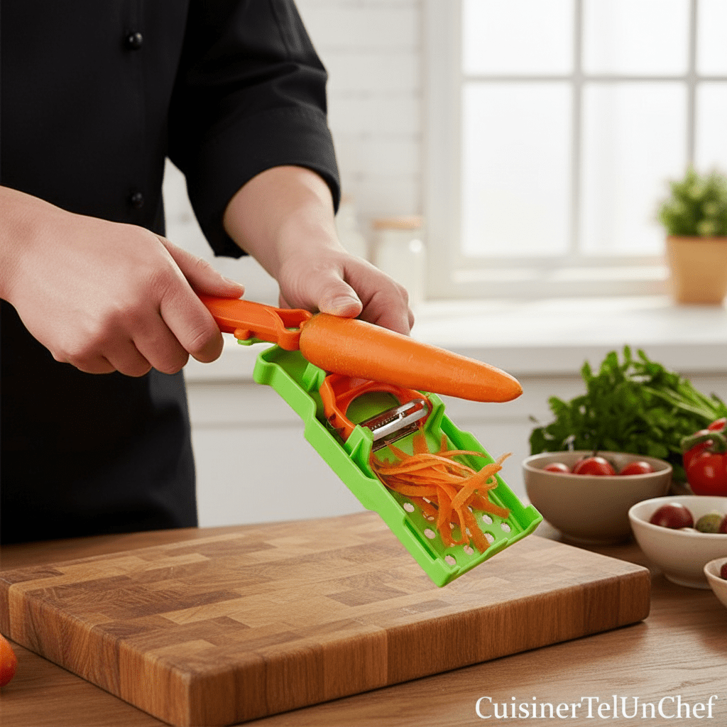 Éplucheur à légumes | Ultra-Efficace - Éplucheur - cuisinertelunchef