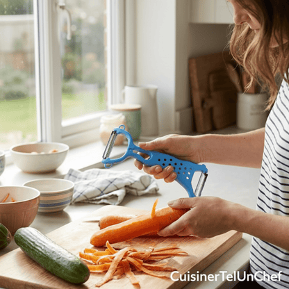 Éplucheur Légumes Professionnel | Lame Ergonomique - Éplucheur - cuisinertelunchef
