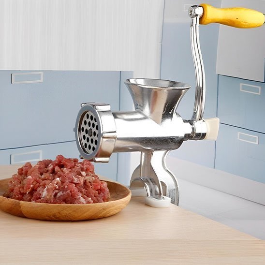 Hachoir a viande en acier inoxydable