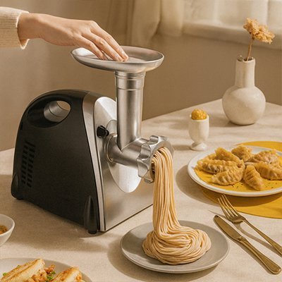 Hachoir électrique MultiPower compact, facile à nettoyer et à ranger