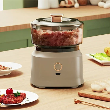 Hachoir électrique multifonction, idéal pour burgers, farces et préparations veggie