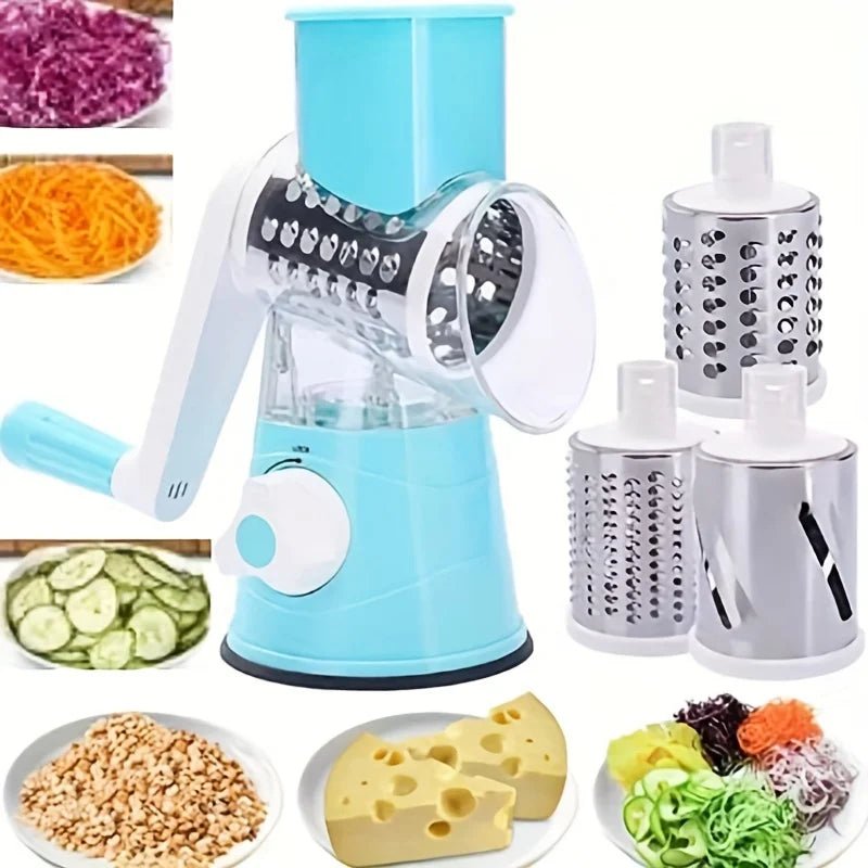 Mandoline cuisine 5 coupes, lames interchangeables pour découpe rapide et précise