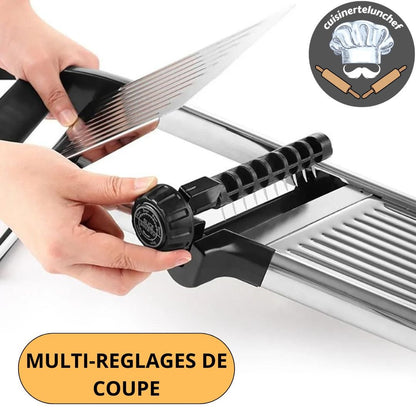 Mandoline inox professionnelle ChefPro™ - cuisinertelunchef