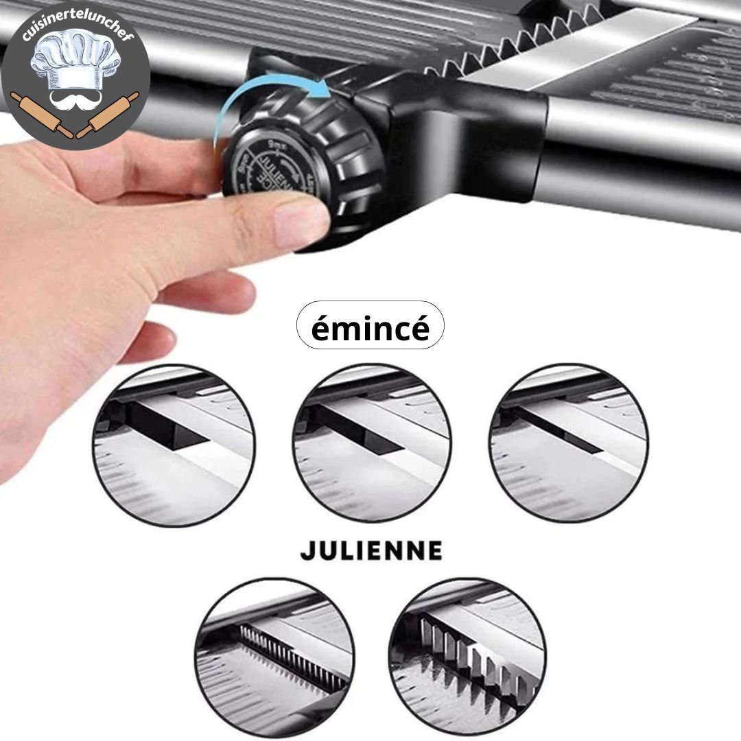 Mandoline inox professionnelle ChefPro™ - cuisinertelunchef