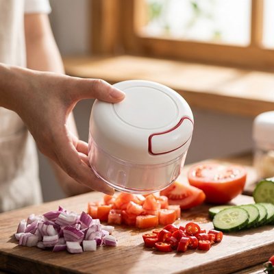 Mini hachoir manuel | RapidChop - cuisinertelunchef