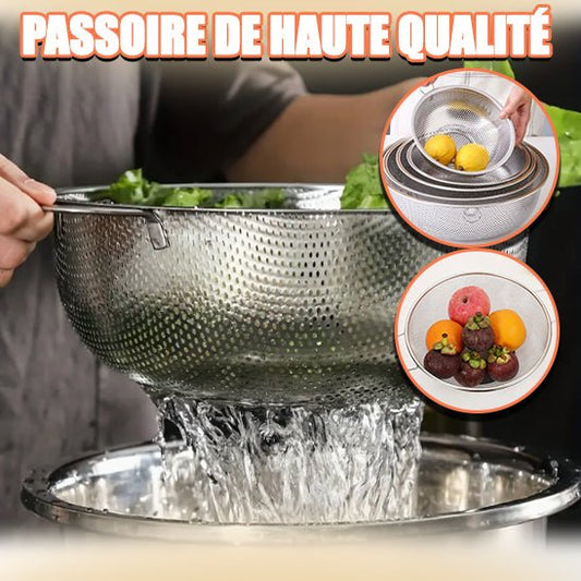 PASSOIRE EN INOX |4 tailles - cuisinertelunchef