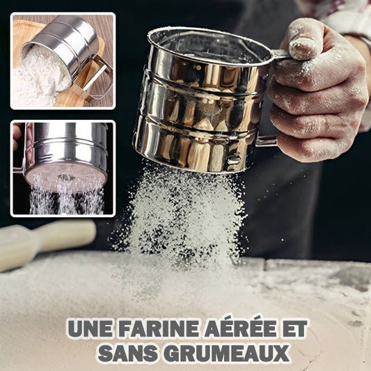 passoire en inox - saupoudreuse™ - cuisinertelunchef