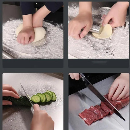 Planche à découper acrylique noire résistante, surface durable pour usage quotidien intensif
