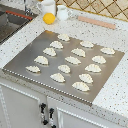 Planche à découper noire en acrylique avec rebord hygiénique pour cuisine moderne