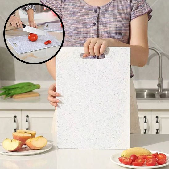 planche à découper blanches et noires™ - antimicrobiennes - cuisinertelunchef