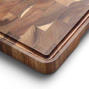 Planche bois d'acacia naturelle, propriétés naturelles antibactériennes pour une hygiène optimale