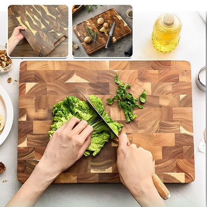 Planche acacia élégante, idéale pour présenter fromages, charcuteries et tapas