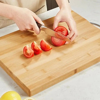 Planche à découper bambou durable, matériau renouvelable et écoresponsable pour cuisine verte