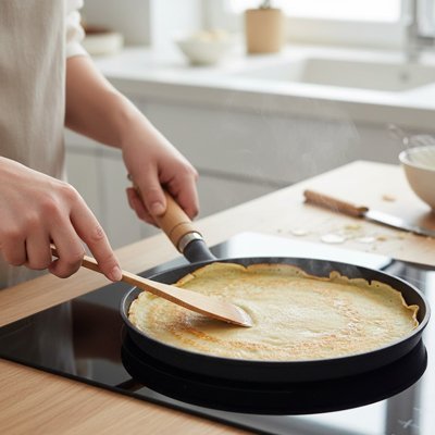 Poele a crepes | Antiadhésive Premium - cuisinertelunchef