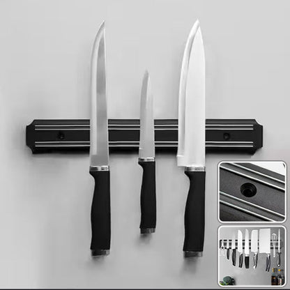 Porte couteaux rangement sécurisé, fentes universelles pour tous types et tailles de couteaux