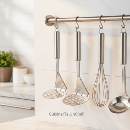 Presse-Purée Ergonomique | Design Compact pour Cuisine Pratique - Presse-Purée - cuisinertelunchef