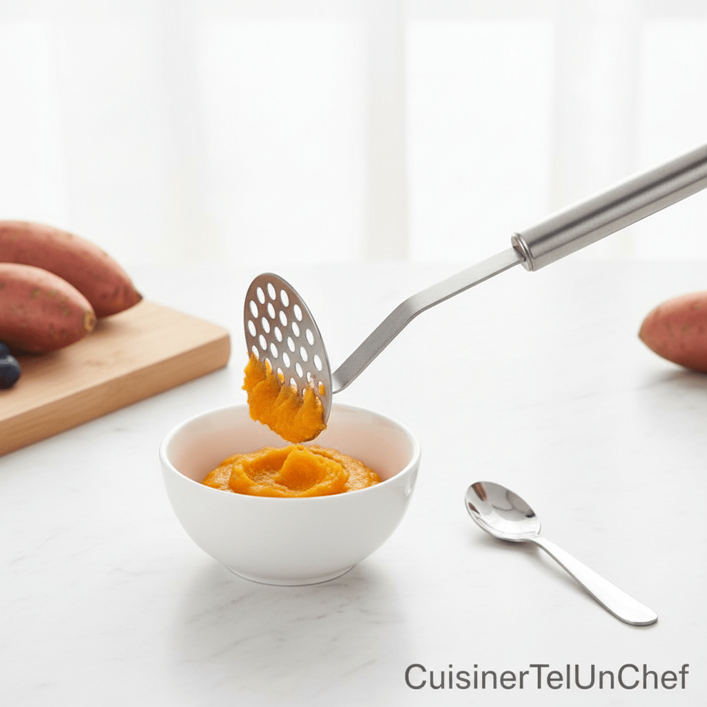 Presse-Purée Ergonomique | Design Compact pour Cuisine Pratique - Presse-Purée - cuisinertelunchef