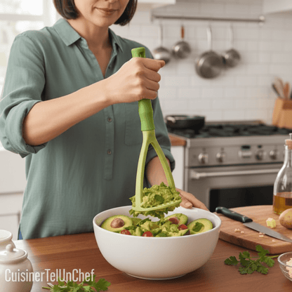 Presse-Purée Manuel Ergonomique | Prise en Main Facile et Résultat Parfait - Presse-Purée - cuisinertelunchef