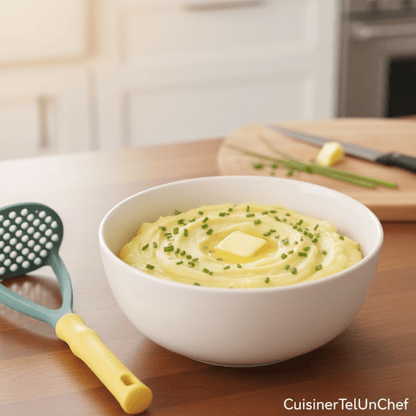 Presse-Purée Manuel Ergonomique | Prise en Main Facile et Résultat Parfait - Presse-Purée - cuisinertelunchef