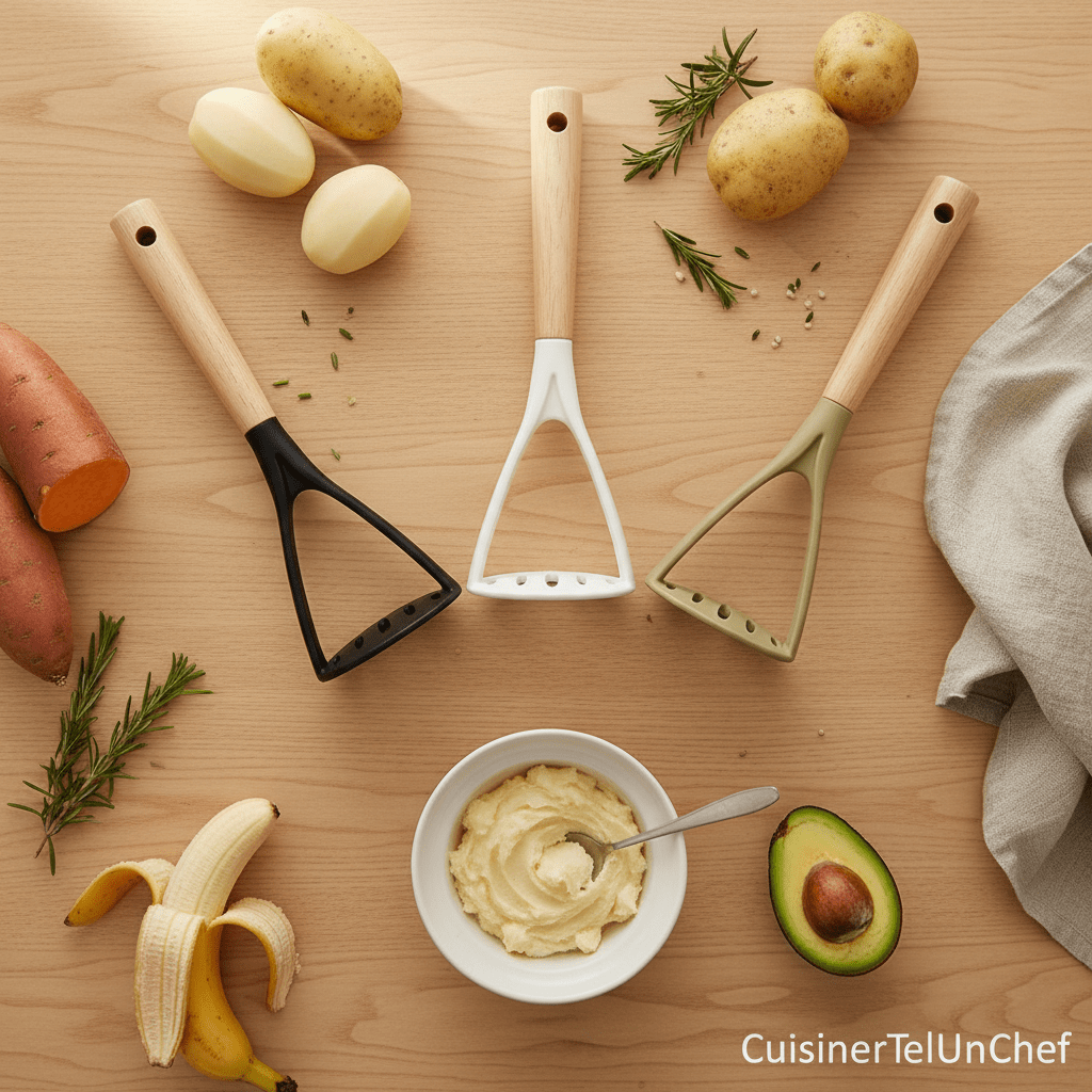 Presse-Purée Premium | Robuste et Hygiénique pour Purée Maison - Presse-Purée - cuisinertelunchef