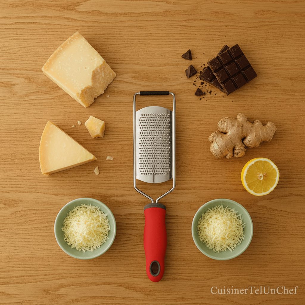 Râpe à Fromage Efficace | Résultat Parfait à Chaque Utilisation - Râpe à Fromage - cuisinertelunchef