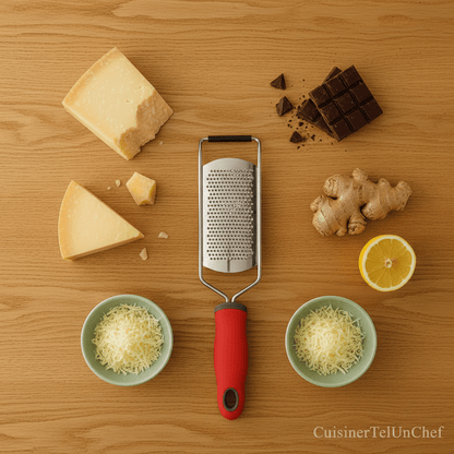 Râpe à Fromage Efficace | Résultat Parfait à Chaque Utilisation - Râpe à Fromage - cuisinertelunchef