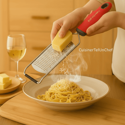 Râpe à Fromage Efficace | Résultat Parfait à Chaque Utilisation - Râpe à Fromage - cuisinertelunchef