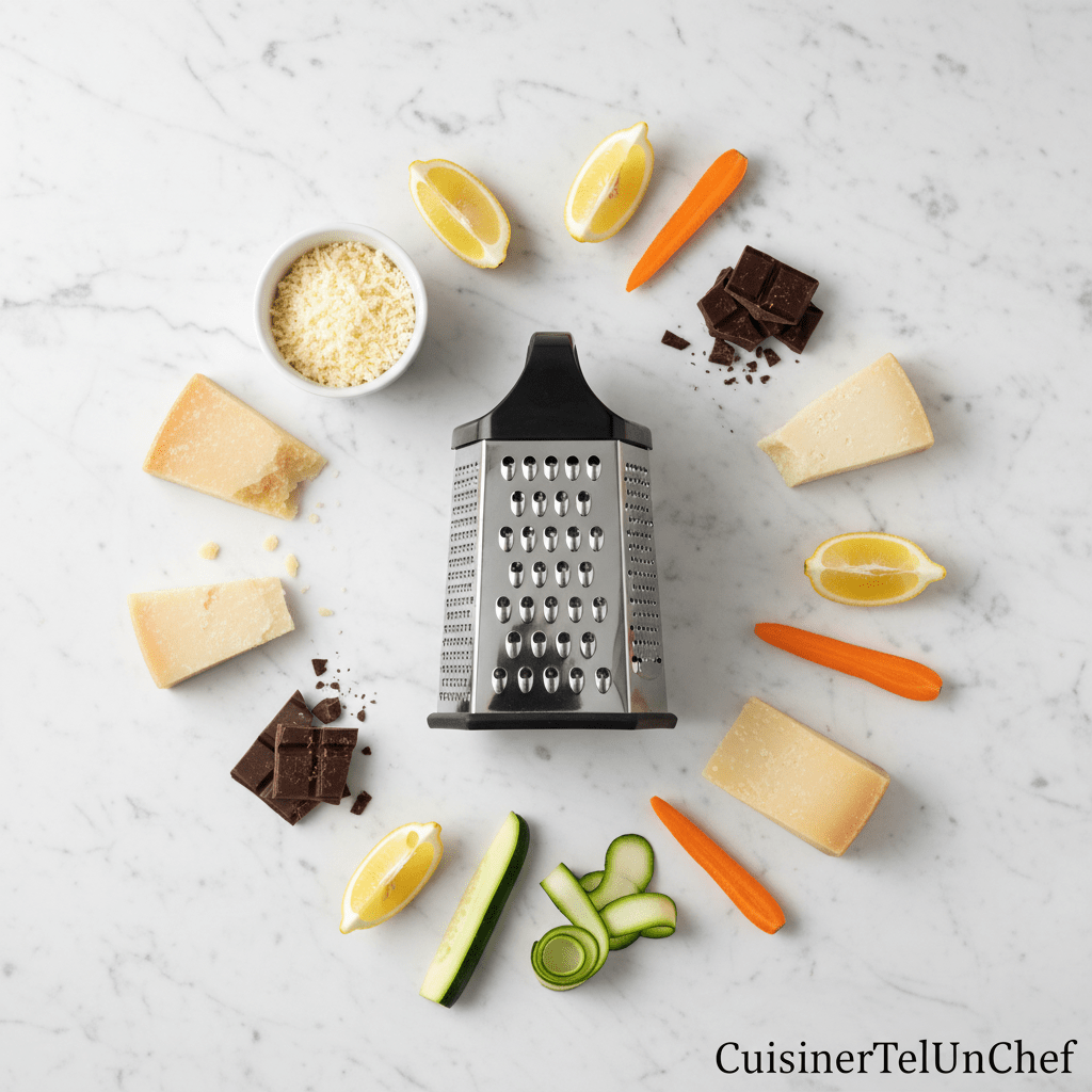 Râpe à Fromage Ergonomique | Design Compact pour Cuisine Pratique - Râpe à Fromage - cuisinertelunchef