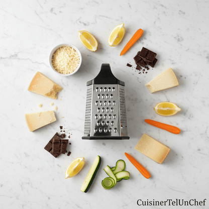 Râpe à Fromage Ergonomique | Design Compact pour Cuisine Pratique - Râpe à Fromage - cuisinertelunchef