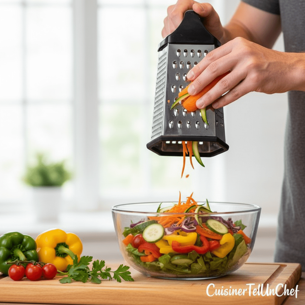 Râpe à Fromage Ergonomique | Design Compact pour Cuisine Pratique - Râpe à Fromage - cuisinertelunchef