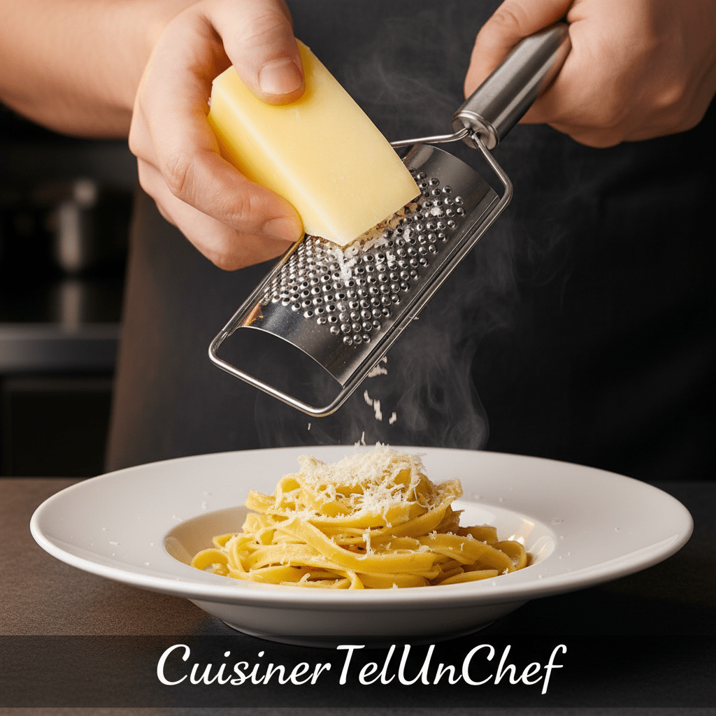 Râpe à Fromage Ergonomique | Grip Confortable pour Râpage Précis - Râpe à Fromage - cuisinertelunchef