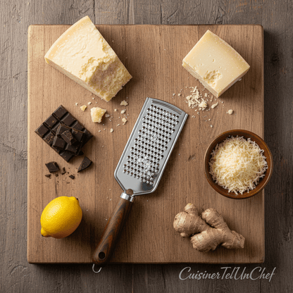 Râpe à Fromage Ergonomique | Légère et Facile à Nettoyer - Râpe à Fromage - cuisinertelunchef