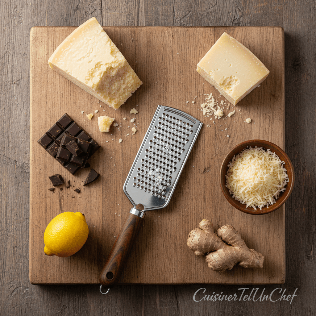 Râpe à Fromage Ergonomique | Légère et Facile à Nettoyer - Râpe à Fromage - cuisinertelunchef